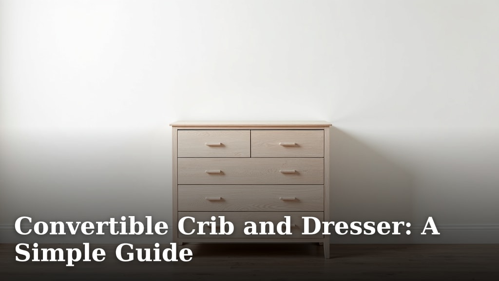 Convertible Crib and Dresser: A Simple Guide