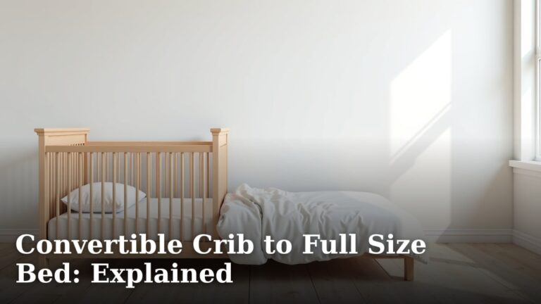 Convertible Crib to Full Size Bed: Explained