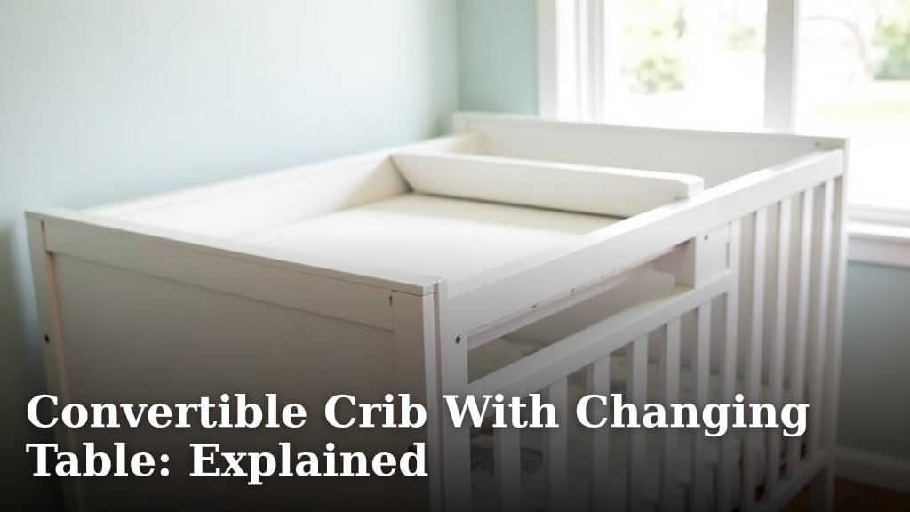 Convertible Crib With Changing Table: Explained