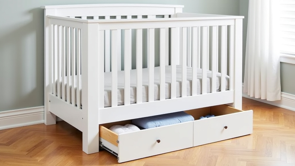 Choosing a Convertible Crib With a Built-In Drawer