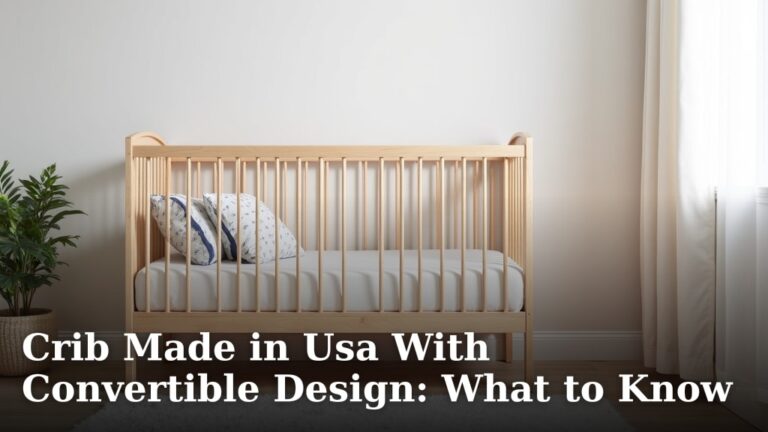 Crib Made in Usa With Convertible Design: What to Know
