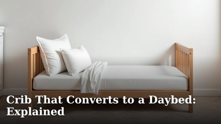 Crib That Converts to a Daybed: Explained