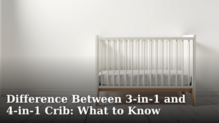Difference Between 3-in-1 and 4-in-1 Crib: What to Know