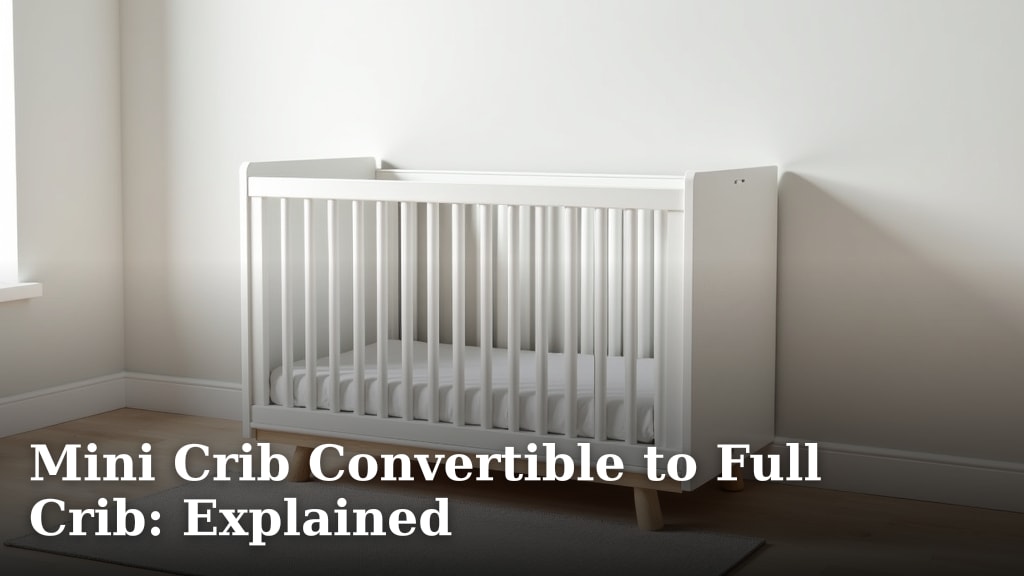 Mini Crib Convertible to Full Crib: Explained