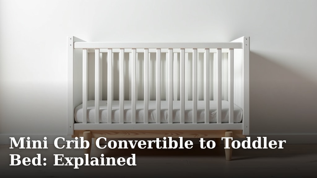 Mini Crib Convertible to Toddler Bed: Explained