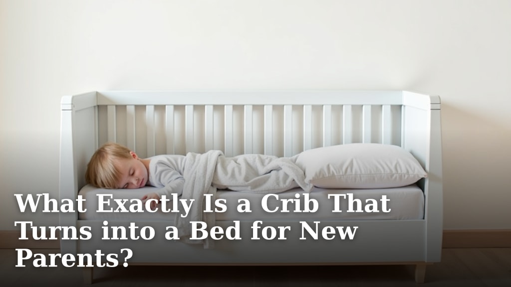 What Exactly Is a Crib That Turns into a Bed for New Parents?